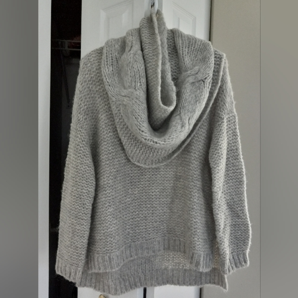 Bundle of Eileen Fisher Alpaca Sweater + Alpaca Infinity Scarf